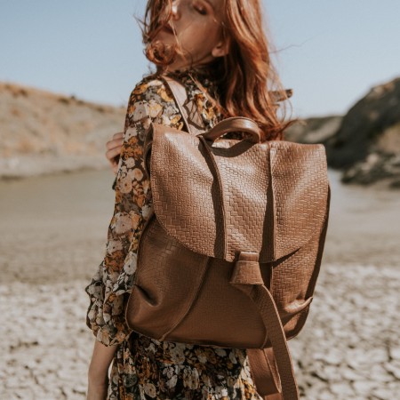 'EGO' backpack in brown