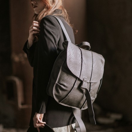 'EGO' backpack in grey